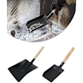 Miniatyrbillede 1 af 5: Pejsaskeskovl, Træhåndtag, Metalaskeskovl, til Havearbejde, Ovne, Grill