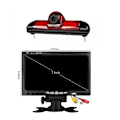 Miniatyrbild 2 av 5: Backkamera TFT LCD-skärm Bilbromsmonitor för Ducato X25