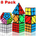 Miniatyrbillede 1 af 3: Rubik's Cube Sæt Sort 8 Pak