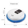 Miniatyrbillede 3 af 5: Sort intelligent robot automatisk gulvvask fjernbetjening feje
