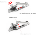 Miniatyrbilde 2 av 5: Sy-maskinbinding - Rullet sømtrykkfot - Sy-maskinbinding - Justerbar trykkfot - Sta