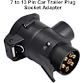 Miniatyrbillede 4 af 5: Trailer Adapter Konverter, Trailer Stik Adapter, 7-polet til 13-polet