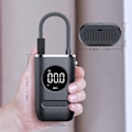 Miniatyrbillede 2 af 5: Bærbar luftkompressor, 150 PSI mini elektrisk cykelpumpe med digitalt display