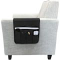 Miniatyrbillede 3 af 5: 2 Sorte Sofa Armlæns Organizere, 5 Lommer, Skridsikre, Velegnet Til