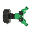 Miniatyrbilde 1 av 3: 2-veis velger for 1000 liters IBC-tank