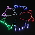 Miniatyrbillede 3 af 5: 5 stk. LED Starlight Kitty Lysende Katteører Pandebånd (Tilfældig