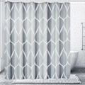 Miniatyrbillede 1 af 4: Grå stofbrusere, vandtæt design og polyester, hurtigtørrende, vægtet bund, brusere sæt til badeværelse