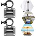 Miniatyrbild 1 av 4: 2 ST Balong Parasollstativ Aluminiumlegering Fiskelåda Paraplyhållare Balkong Parasoll Fixering Hopfällbart Fiske Paraplystativ