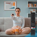 Miniatyrbilde 4 av 5: Universal fjernkontroll kjent som Bush TV fjernkontroll erstatning for Luxor/Polaroid/Digihome/