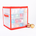 Miniatyrbillede 1 af 4: XL Foldbar Julekugle Opbevaringsboks - Plads til 64 Kugler - Opbevaringsboks til Julepynt