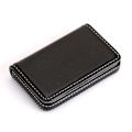 Miniatyrbillede 1 af 5: (Sort) 1 stk. Business Card Holder Luksus PU Læder, Business Card Holder Wallet Kreditkort ID Box/H