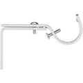 Miniatyrbilde 2 av 4: Basics Justerbare Gardinstangveggbraketter, 2-pakning, Nikkel