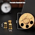 Pikkukuva 3 / 5: Metalli Fidget Spinner -lelu, Kylmä Alloy Käsi Sormen Spinner Kuutio Leikki, Stressi Helpotus Aisti Spin Anti Ahdistus Pöytä EDC