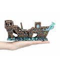 Miniatyrbillede 1 af 5: Dekorationer til akvarier i form af et piratskibsvrag