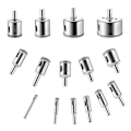 Miniatyrbillede 3 af 5: (15 stk. 6-50 mm) Diamant hulsav bor til fliser