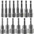 Miniatyrbillede 2 af 5: Magnetisk Hex Socket 14Pcs Slagdriver Socket 6-19mm, Magnetisk Hex Socket Nøglesæt Magneti