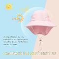 Miniatyrbild 3 av 5: 1 st Baby Solhatt, Andningsbar Fiskarhatt för Flickor Pojkar, Småbarns Strandhatt, Sommarhatt