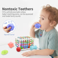 Miniatyrbilde 2 av 5: Form Sorter Baby Toy 6 9 12 Månader, Sensorisk Sorteringsboks med