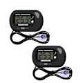 Miniatyrbillede 1 af 5: (2 stk.) Digitalt LCD-akvarie termometer med sugekopper og vandtæt sonde til akvarie fisketank