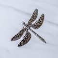 Miniatyrbilde 2 av 5: 4,4x3,5cm Dragonfly Serviettringer Sett med 12 Dragonfly Serviettholdere for Bryllup Ferie Bankett Hjemme Borddekorasjon (Drag