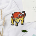 Miniatyrbillede 4 af 5: 15 stk. dinosaur-formede patches til tøjdekoration
