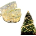Miniatyrbild 1 av 4: Glittrande bandljus 5m LED-julbelysning, julgransdekoration, spetsbåge DIY jul