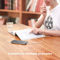 Miniatyrbilde 5 av 5: 2-pak iPhone Jack Adapter Lightning Adapter 3,5 mm Jack Plug Earp