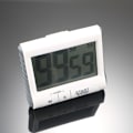 Miniatyrbillede 3 af 4: 1 stk. Hvidt Digitalt Timer & Stopur, Nedtælling op til 99 Minutter/59 Sekunder, Hukommelsesfunktion, Store Tal, Magnet/Stativ