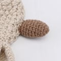 Miniatyrbild 2 av 3: Vinterstickad Beaniehatt med Satinfoder, Konstpäls Pompom, Mjuk Enfärgad Hatt med Kant för Kvinnor...