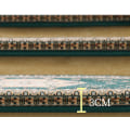 Miniatyrbild 4 av 4: Set med 1 rektangulära trappsteg halkfria mattor 65 x 24 cm