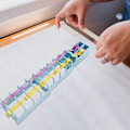 Miniatyrbild 3 av 5: Tejpdispenser för skola, förpackningstejpdispenser, multifunktionell förpackningsdispenser, enkel, effektiv, 15,4 x 7,8 x 7,5