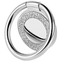 Miniatyrbild 1 av 4: (Silver) Mobilringhållare Fingerstöd Roterar 360° Grader & 180° Grader Justerbar för att Passa Dina Behov Hjälper till att Stabilisera Telefonen för Selfies Ställ