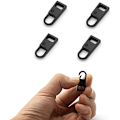 Miniatyrbillede 1 af 5: Metal Træklap Udskiftning til Lynlåse - Reparation og Fiksering til Kufferter, Bagage, Jakker, Rygsække, Frakker, Støvler (4 stk. Sort)