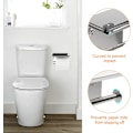 Pikkukuva 2 / 4: Hopeanvärinen WC-paperiteline, seinään asennettava WC-paperiteline, 304 ruostumatonta terästä, asennus