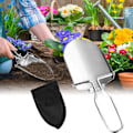 Miniatyrbilde 2 av 4: 2 stk. hageredskaper, hagespade i rustfritt stål, hageomplantere med 2 bæreposer, multifunksjonell Fo