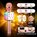 Miniatyrbild 3 av 5: (Roséguld) Trådlös Karaoke Mikrofon, Bärbar Bluetooth Karaoke Mikrofon för Barn/Vuxna Sjunger