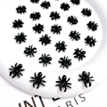 Miniatyrbilde 3 av 4: 30 stk, Halloween Edderkopp Neglepynt 3D Resin Edderkopp Neglekunstpynt Halloween Svart Edderkopp Negleutstyr Gotisk Neglekunsttilbehør Mørk Svart Edderkopp