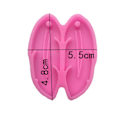 Miniatyrbild 2 av 5: 1 Pack Shiny Shiny Feather Earring Shape Silikonformar för