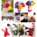 Miniatyrbilde 5 av 5: 400 stk. Pipe Cleaners i 20 farger Chenille Stems til Valentinsdag