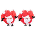 Miniatyrbild 1 av 5: Kroppsskrubbboll Jultomte Loofah: 2 st Röda Plysch Tomte Duschsvampar Söta Badsvampar Pouf Kroppsskrubb