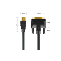 Miniatyrbillede 2 af 4: （3m）1 stk. hdmi til dvi24+1 linje computer skærm forbindelseskabel desktop vært TV projektor DVI til