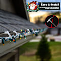 Miniatyrbild 5 av 5: 20 x Julgransklipp, minijulgransklipp för julgransbelysning, hängrännekrokar för upphängning