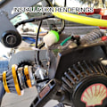 Pikkukuva 5 / 5: Viritys kaasutin ilmansuodattimella 2-tahti 47cc 49cc kaasutin Go Kart Skootteri Moped Repl