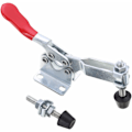 Miniatyrbillede 2 af 5: Knæspænde GH-201-B, 4 stk. Toggle Clamp, Knæspændeanordning, Holdekapacitet Ca. 90 Kg, Skridsikker
