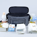 Miniatyrbillede 4 af 4: (Blå) Baby Stroller Bag Universal Vandtæt Stroller Opbevaringspose