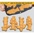 Miniatyrbillede 4 af 5: Hule Skelet Bageform Skeletformet Kageform Silikon Kranie Bageform
