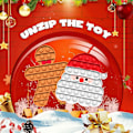 Miniatyrbild 4 av 5: 2-pack jul fidgetleksaker, jul pop it-set - tomte och pepparkaksgubbe - jul popp