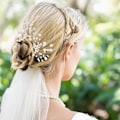 Miniatyrbillede 5 af 5: (Guld) 3 stk. Mode Retro Elegant Dame Perle Rhinestone Hår Tilbehør