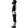 Miniatyrbild 3 av 6: 1 st Ghost Creations Barnkostym för barn, Pojkar Ninja Kung Fu Kostym Halloween Dres M