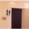 Miniatyrbild 2 av 3: Söt Man Kvinna Toalett WC Avtagbar Tapet Hushåll